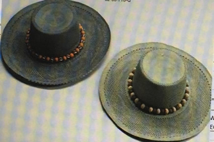 Sombrero collar calado